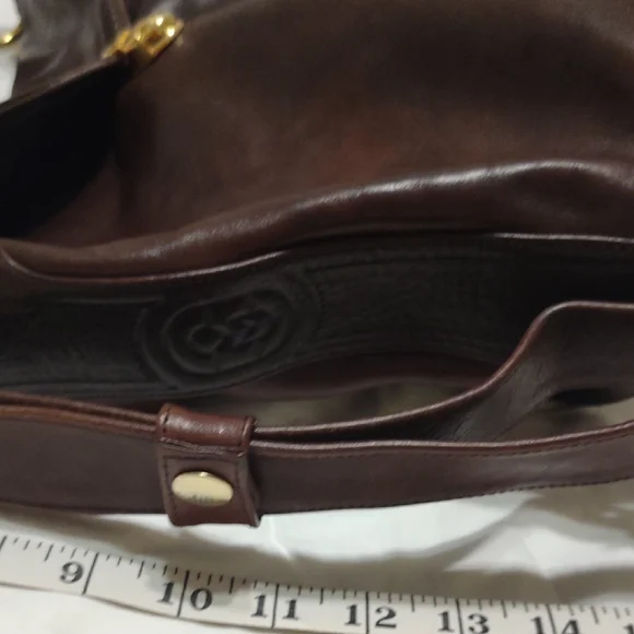 ORLANDO MURINO Brown Leather Handbag. Used And Shows Some Wear. See Pics - Picture 15 of 15